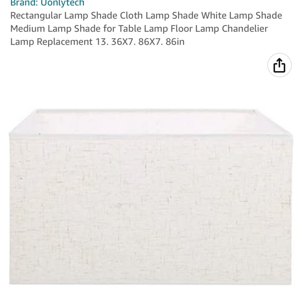 Rectangular Lamp Shade - Picture 2 of 5